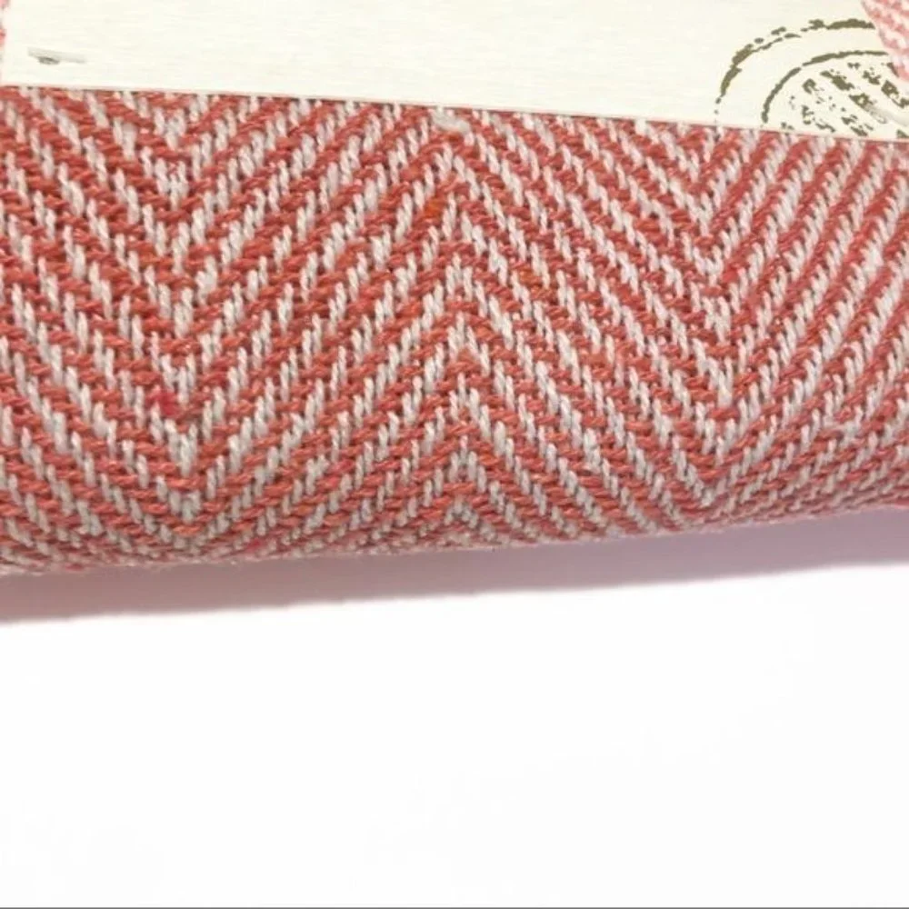 GLOBAL MARKETPLACE Woven Throw In Red